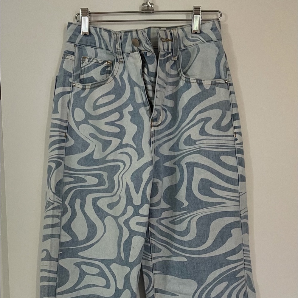 Patterned Jeans — NEW
